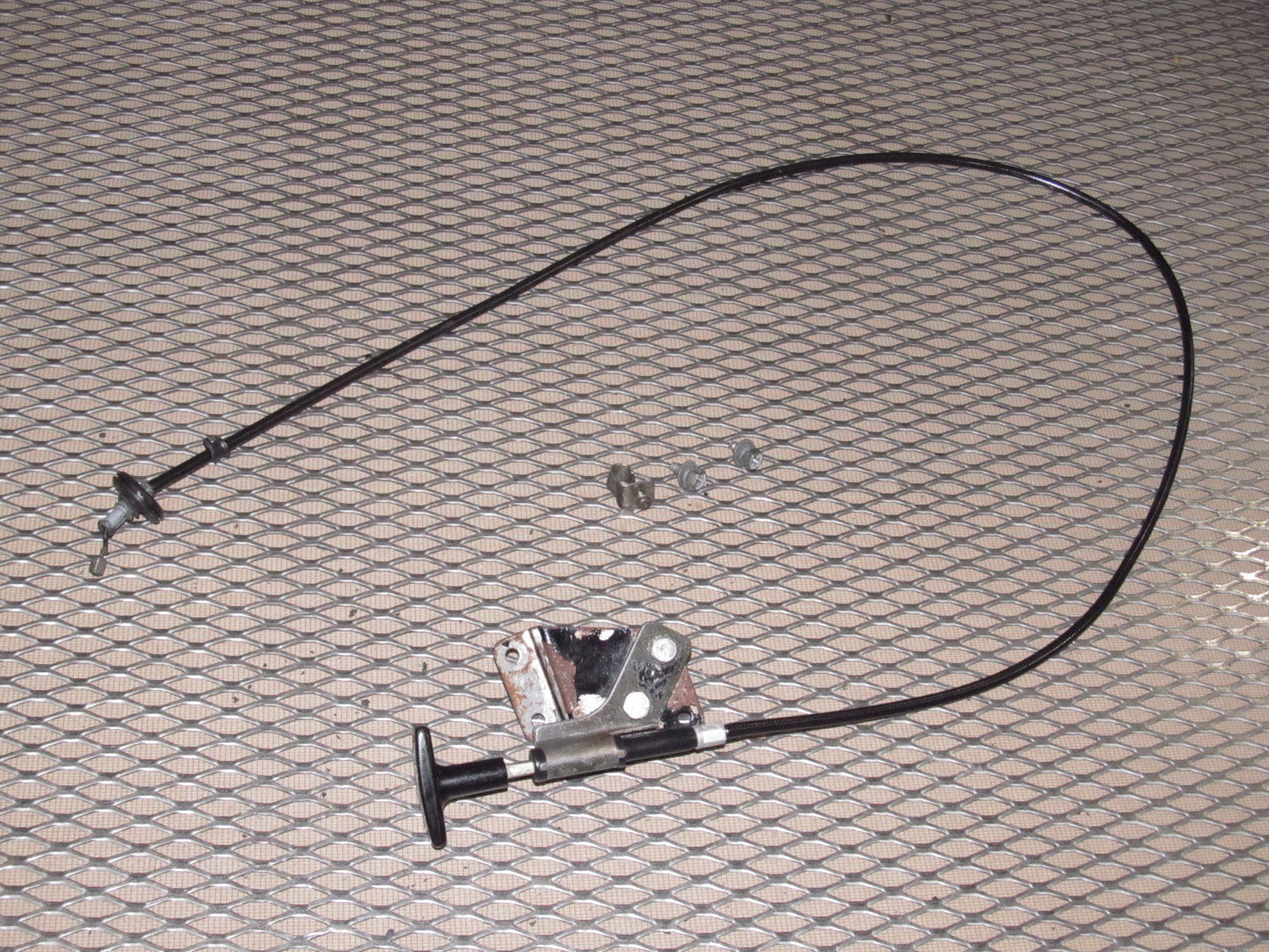 72 73 Datsun 240z OEM Hood Release Switch & Cable