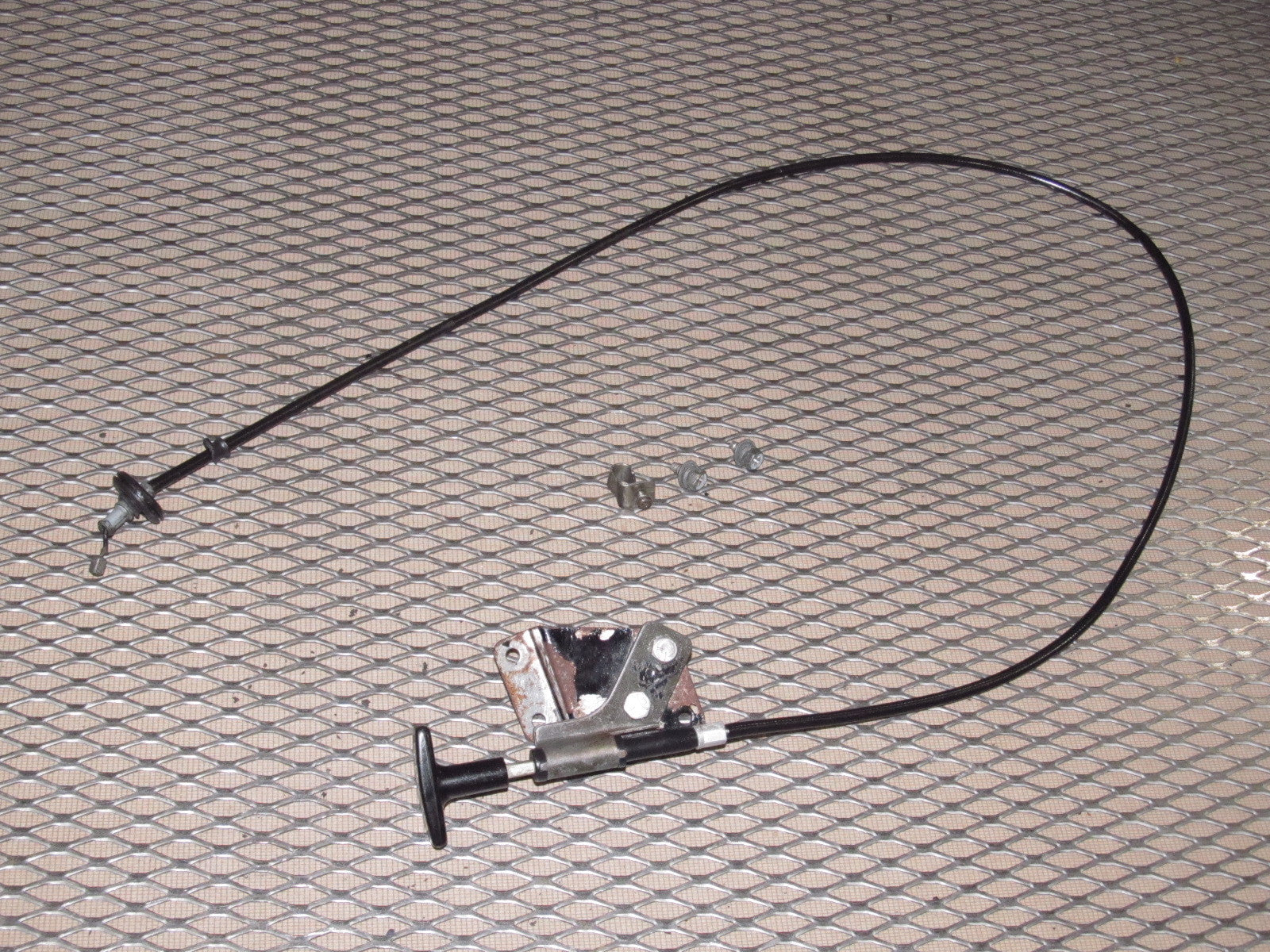 72 73 Datsun 240z OEM Hood Release Switch & Cable