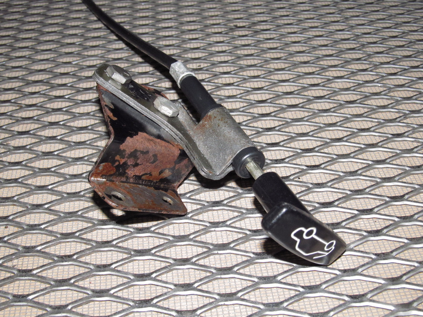 72 73 Datsun 240z OEM Hood Release Switch & Cable