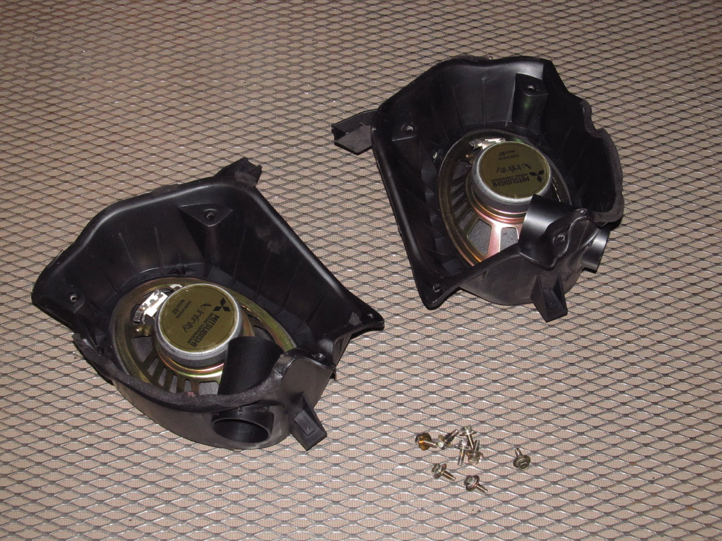 94 95 96 97 Mitsubishi 3000GT OEM Rear Speaker & Housing Bracket