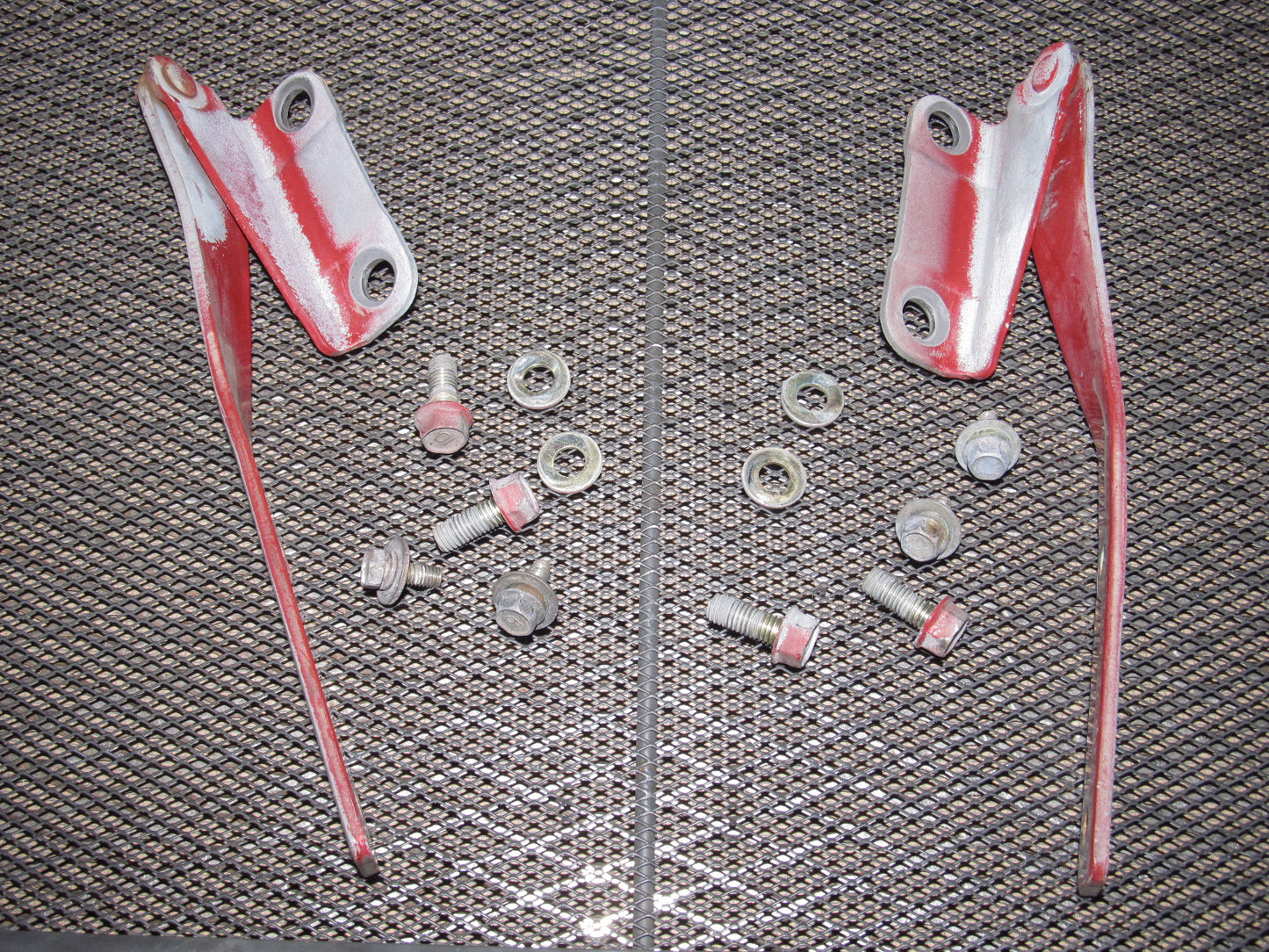 89 90 91 Mazda RX7 OEM Hood Hinges - Set