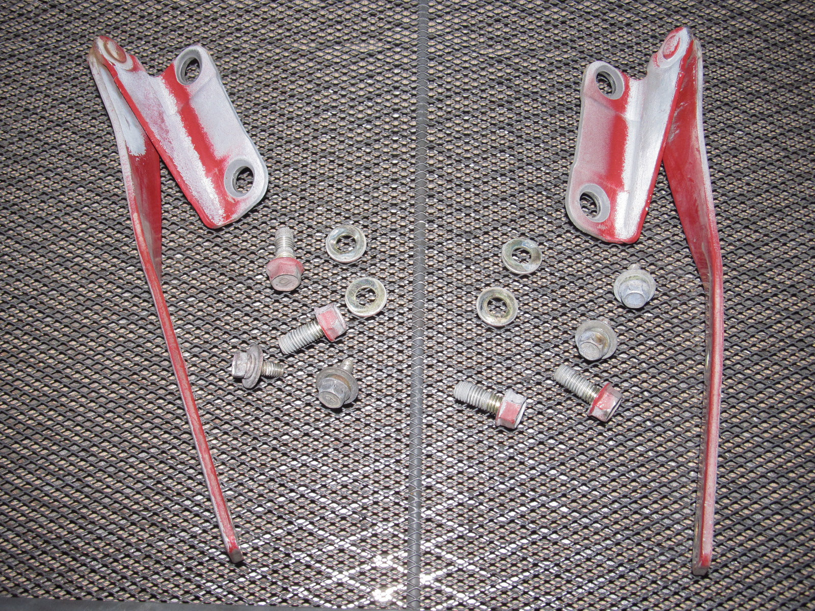 89 90 91 Mazda RX7 OEM Hood Hinges - Set