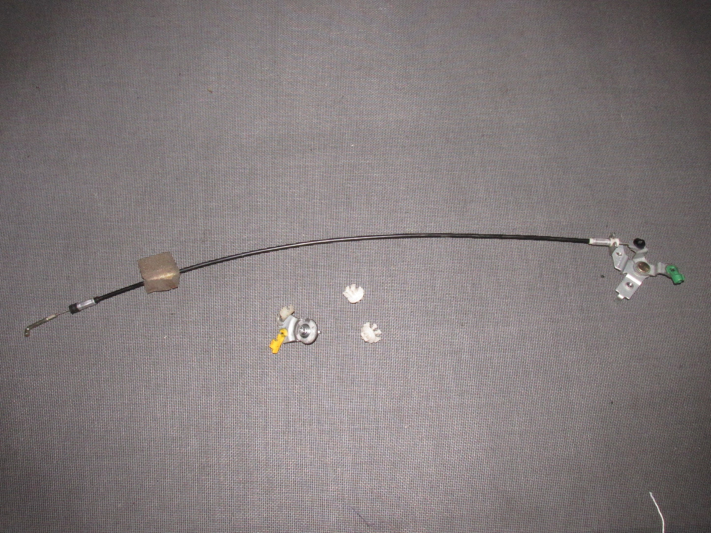 90-96 Nissan 300zx Door Handle Latch Linkage Cable & Clips - Left