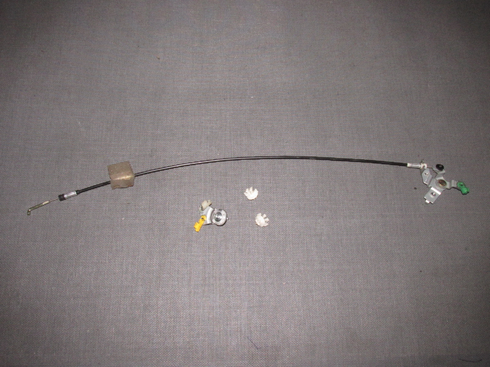 90-96 Nissan 300zx Door Handle Latch Linkage Cable & Clips - Left