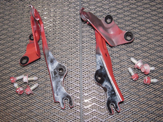 04 05 06 07 08 Mazda RX8 OEM Hood Hinges Set