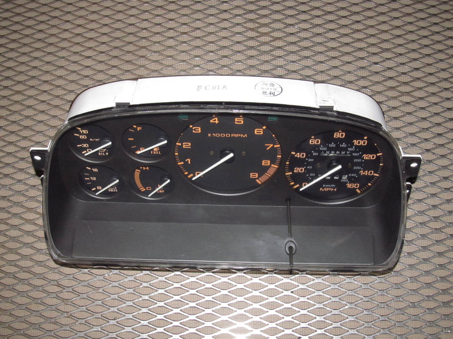 89 90 91 Mazda RX7 OEM Instrument Cluster Speedometer - M/T