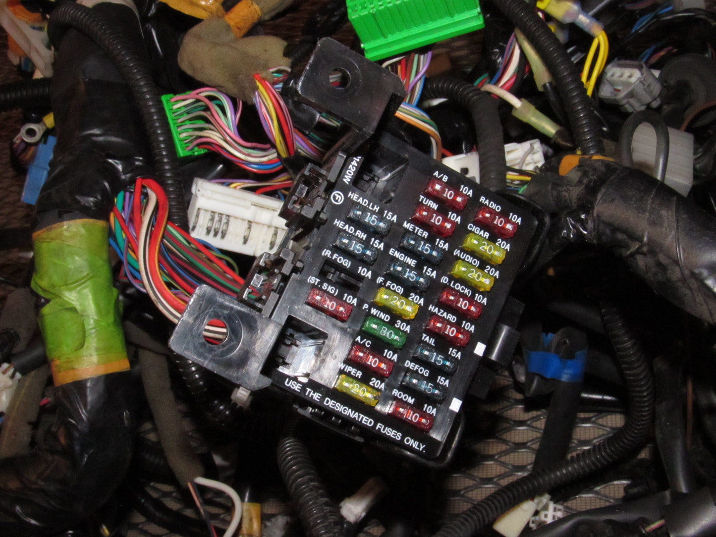 99 00 Mazda Miata OEM Engine & Interior Wiring Harness - 6spd 1.8L M/T