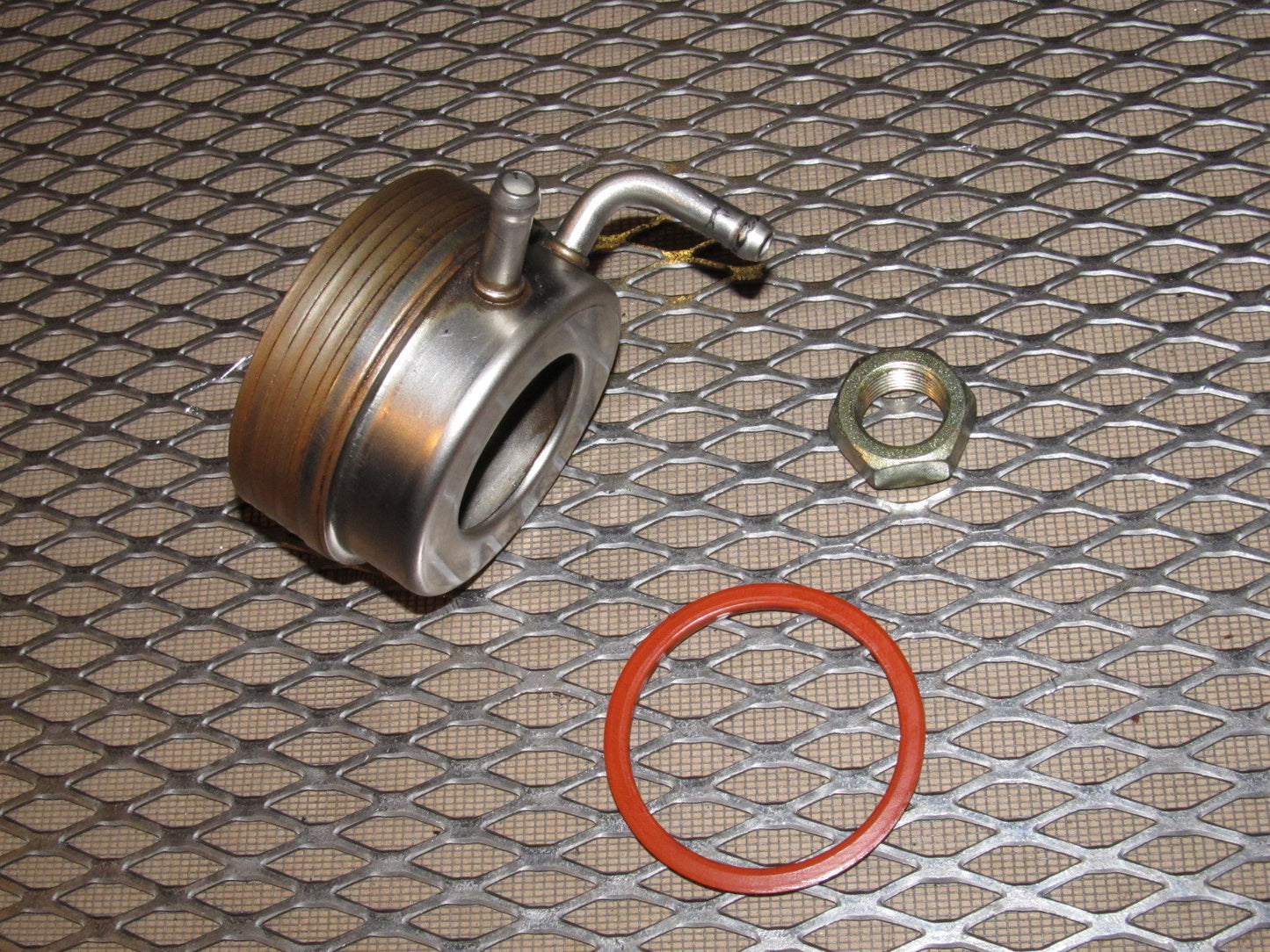 99 00 Mazda Miata OEM Engine Oil Filter Block Adapter