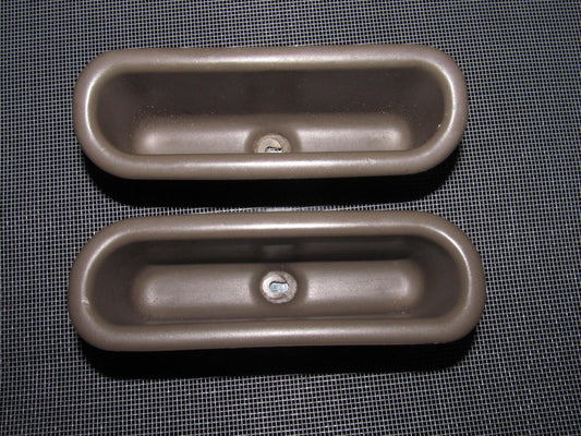 94-01 Acura Integra OEM Brown Door Pull Pouch - 2 Pieces