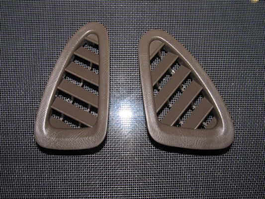 94-01 Acura Integra OEM Brown Dash AC Heater Vent Louver - 2 Pieces