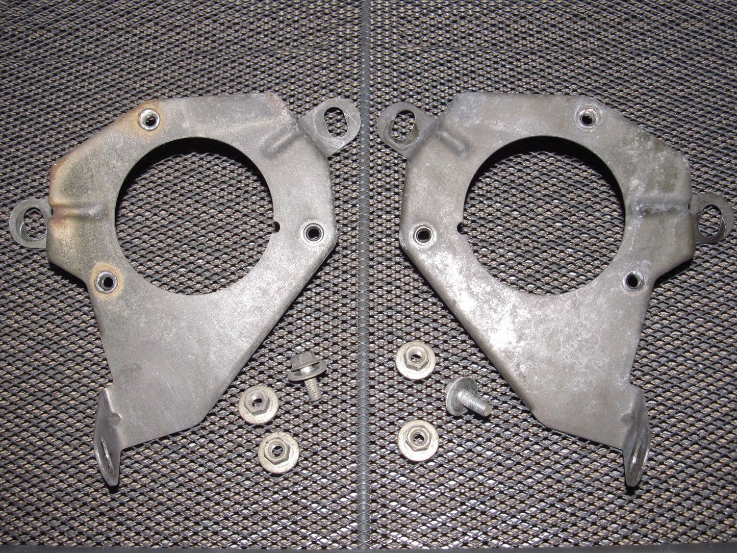 89 90 91 Mazda RX7 OEM Headlight Motor Mounting Bracket - Set
