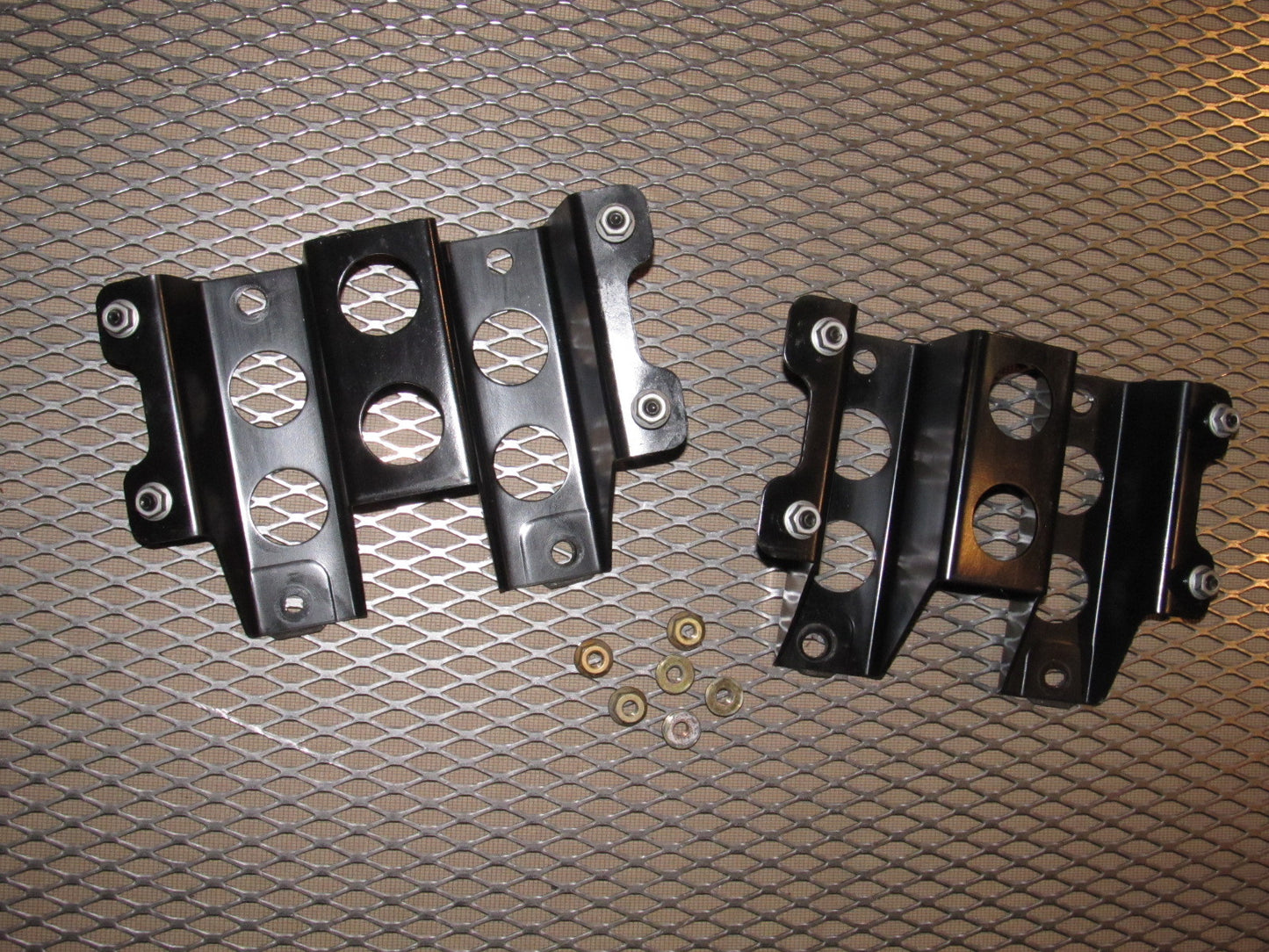 99 00 Mazda Miata OEM Rear Bumper Reinforcement Bracket Set
