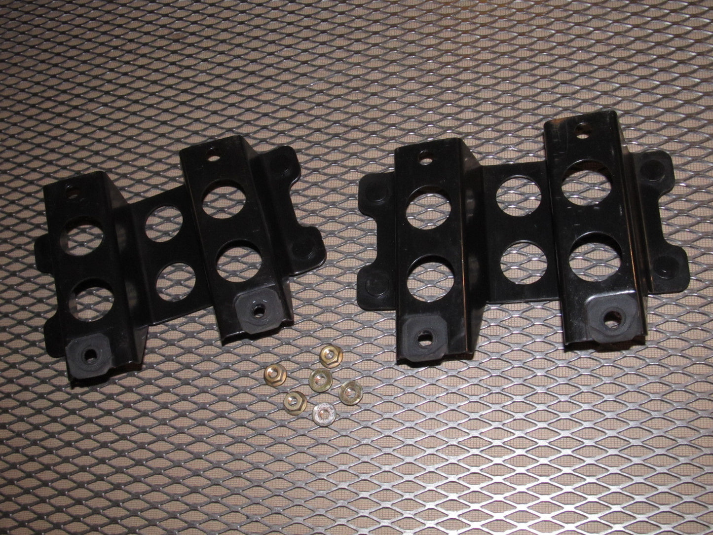 99 00 Mazda Miata OEM Rear Bumper Reinforcement Bracket Set