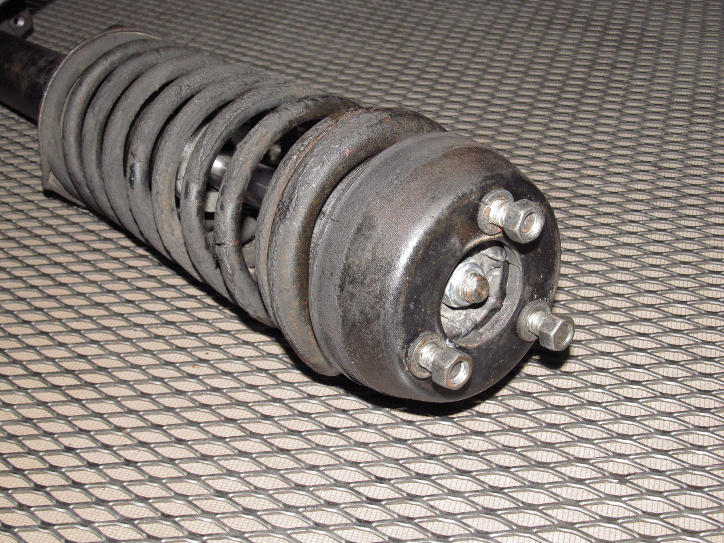 72 73 Datsun 240z OEM Front Spindle & Shock Assembly - Right