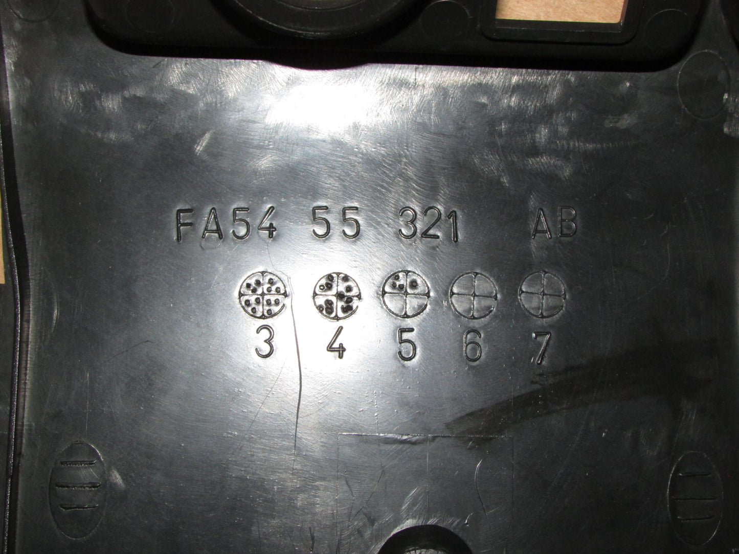 84 85 Mazda RX7 OEM Dash Cruse Control Switch & 12 Volt Lighter Panel Cover