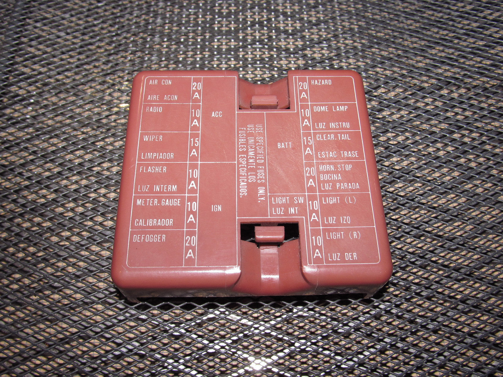 79 80 Datsun 280zx OEM Interior Fuse Box Cover