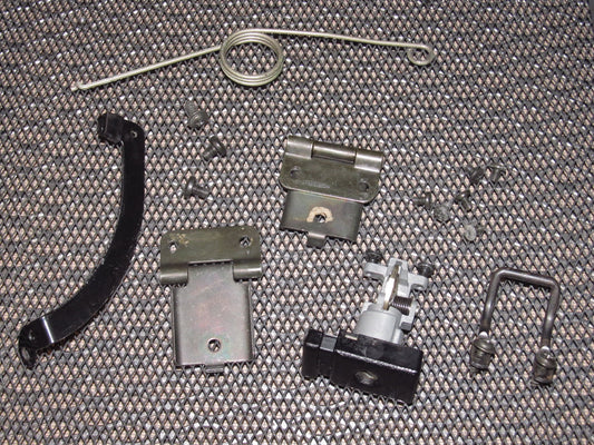 87 88 89 Toyota MR2 OEM Glove Box Lock Hinges & Striker