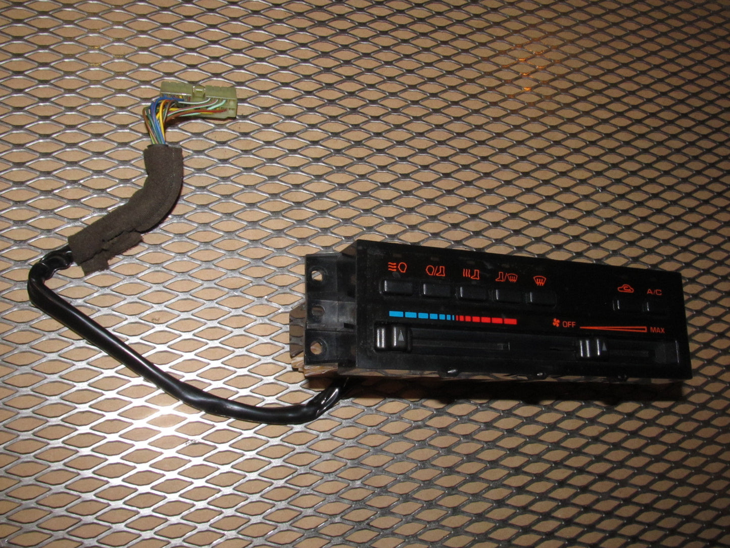 88 Mazda RX7 OEM Convertible Climate Control Unit