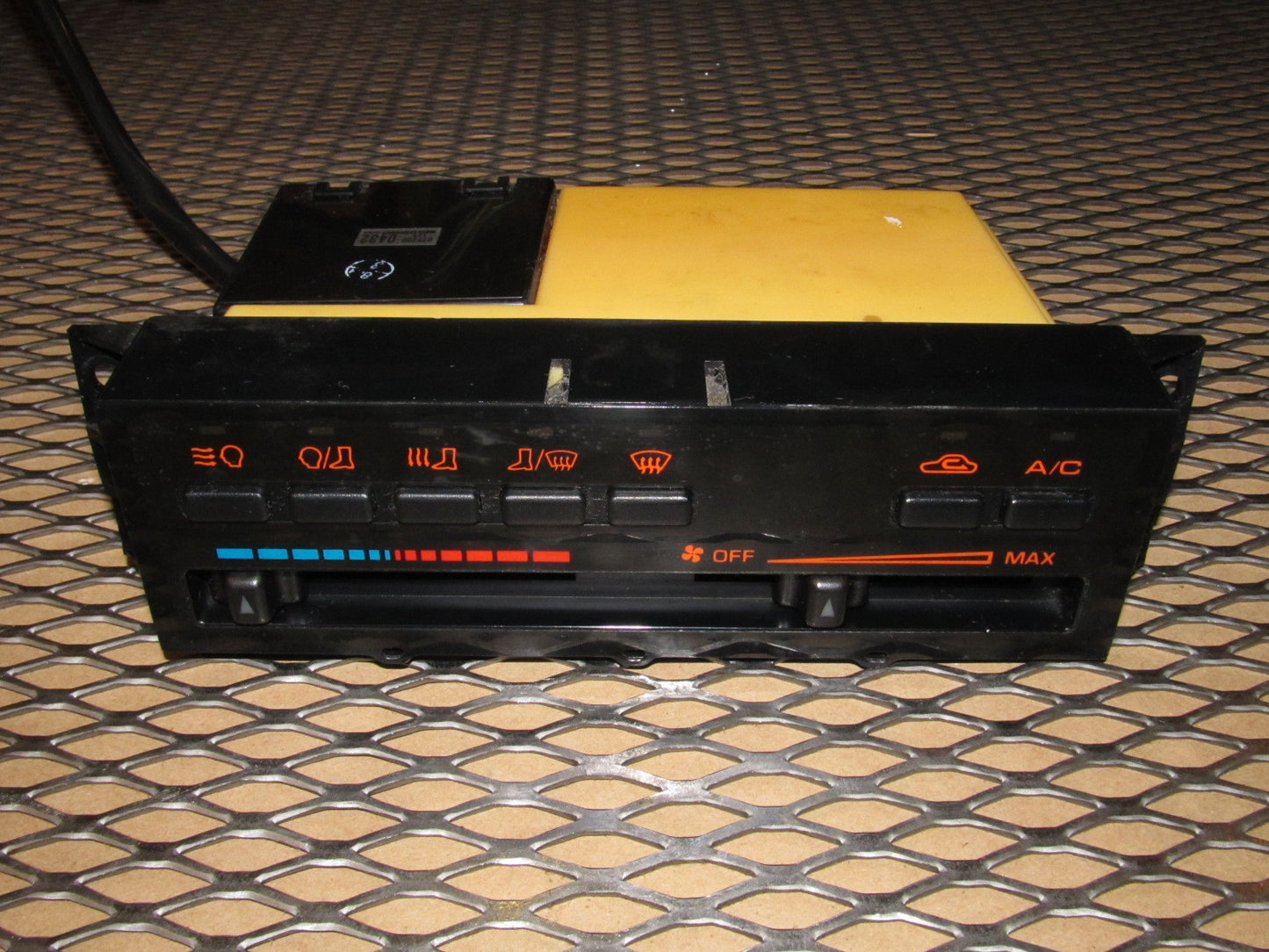 88 Mazda RX7 OEM Convertible Climate Control Unit