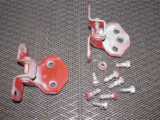 89 90 91 Mazda RX7 OEM Door Hinges - Left Set