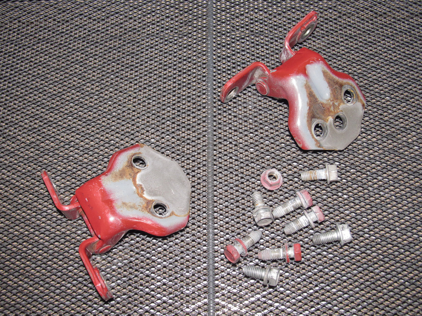 89 90 91 Mazda RX7 OEM Door Hinges - Left Set
