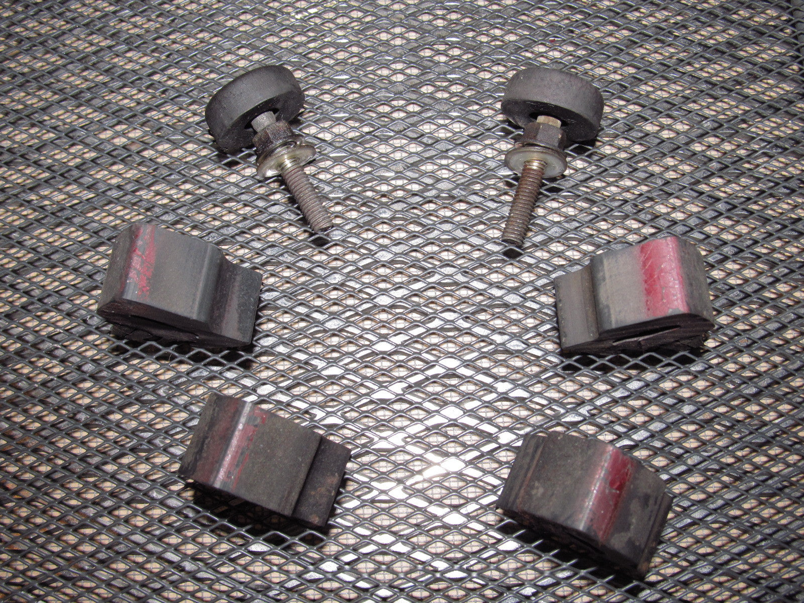 79 80 Datsun 280zx OEM Hood Stopper - Set