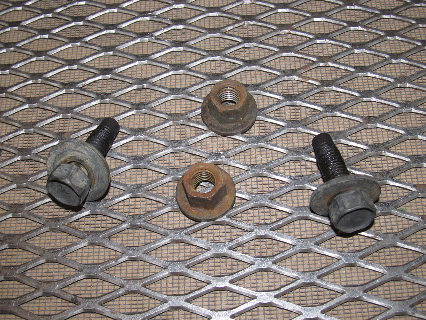 99-04 Ford Mustang OEM Front Seat Track Mounting Bolts & Nuts - Right