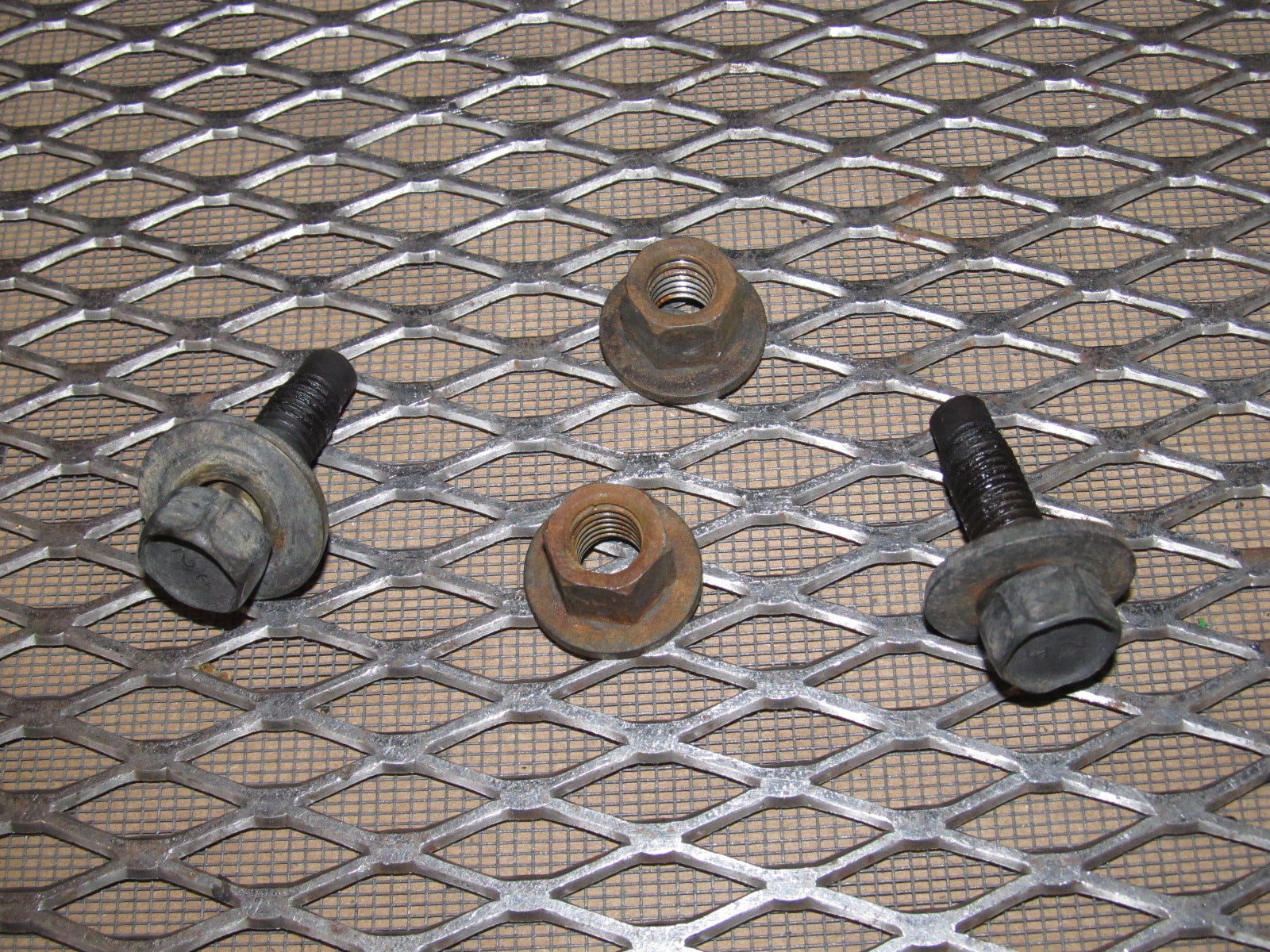 99-04 Ford Mustang OEM Front Seat Track Mounting Bolts & Nuts - Right