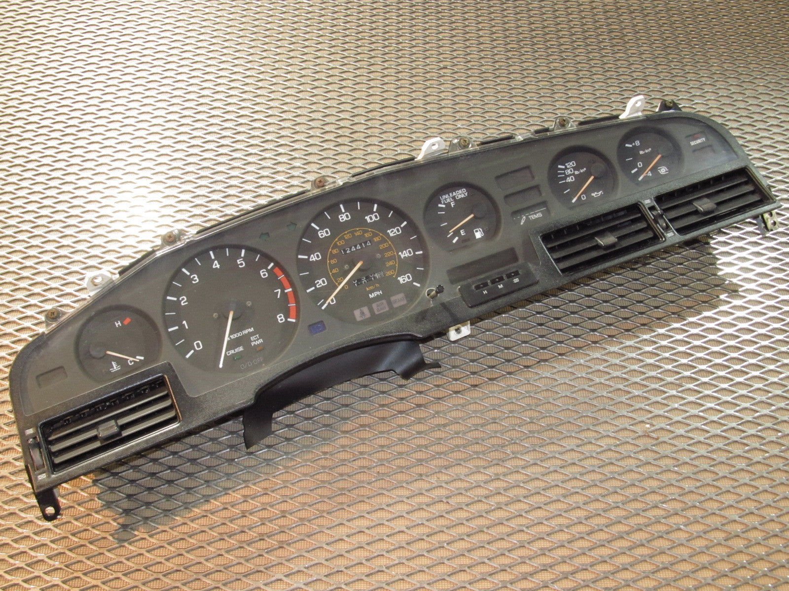 1990 Toyota Supra OEM Instrument Cluster Speedometer - Turbo - A/T ...