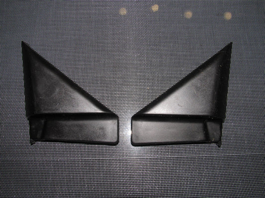 94-01 Acura Integra OEM Black Exterior Inner Mirror Trim Set