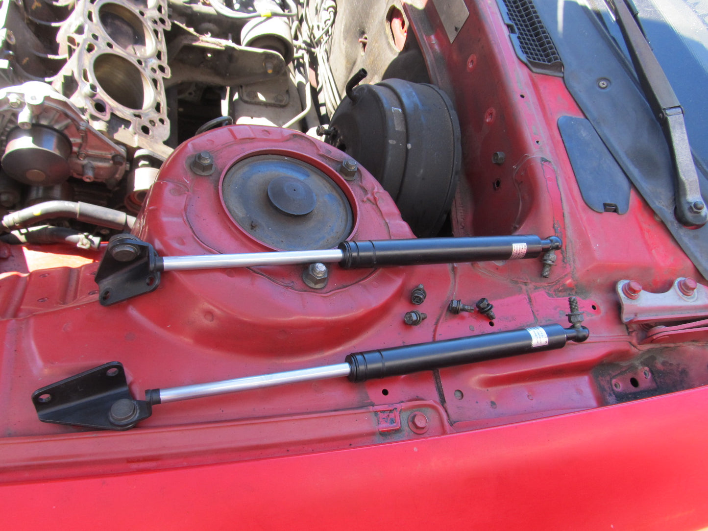 94 95 96 97 Mitsubishi 3000GT OEM Hood Holder Shock - Set