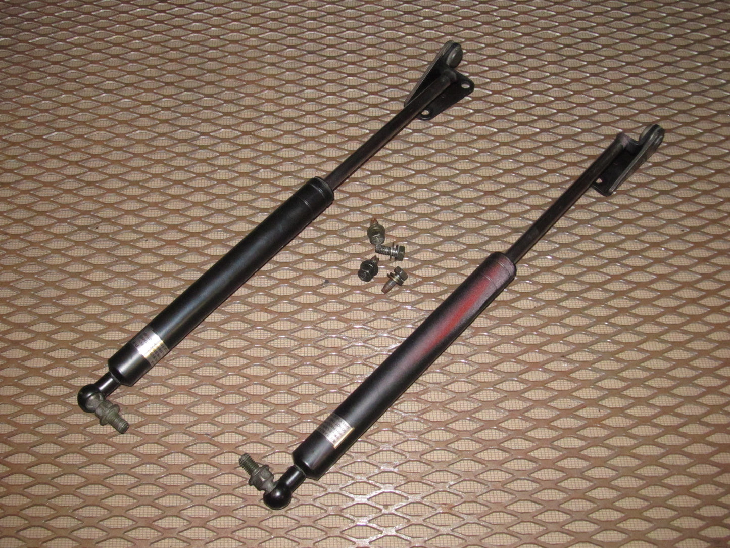 94 95 96 97 Mitsubishi 3000GT OEM Hood Holder Shock - Set