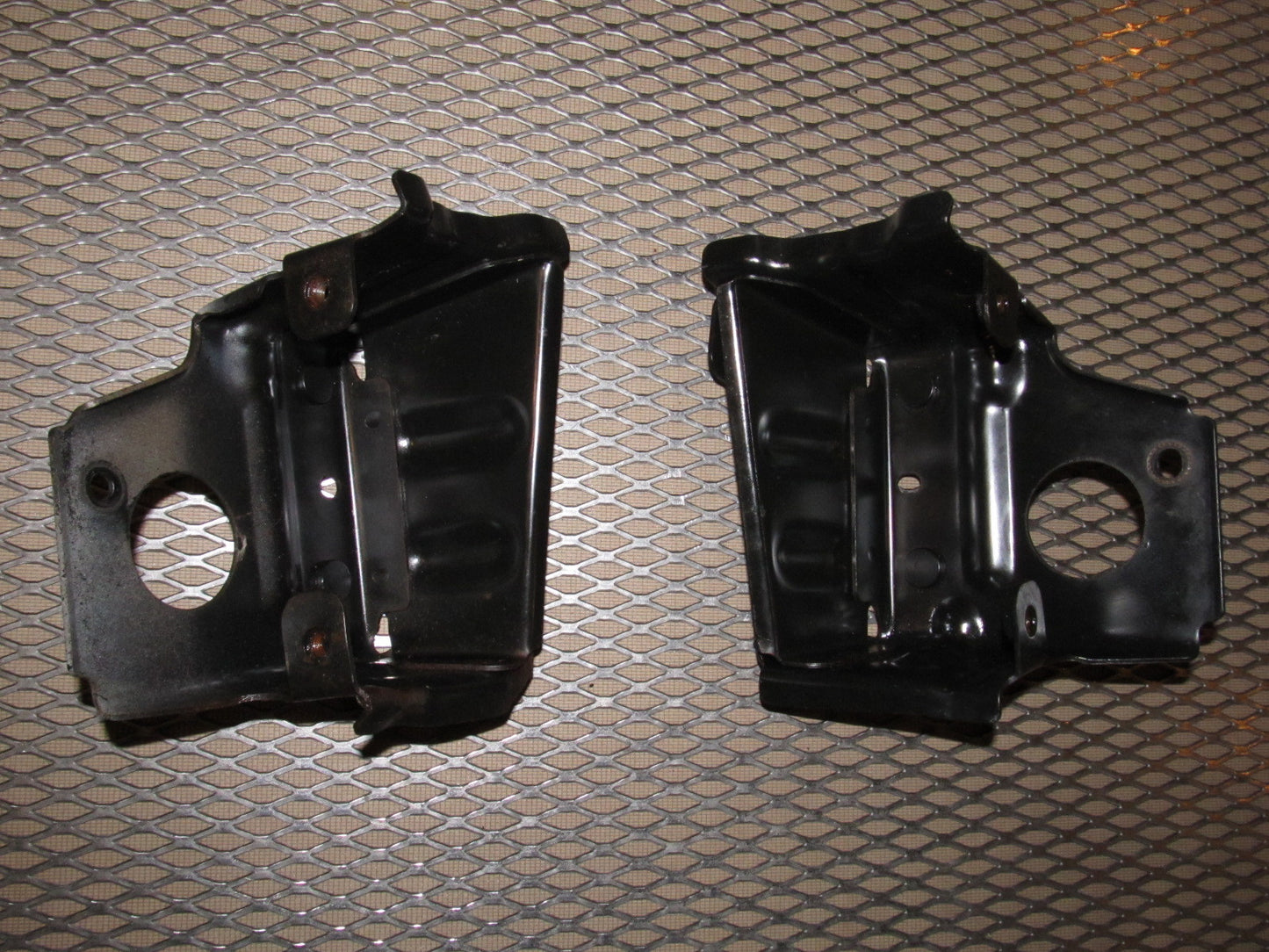 86 87 88 Mazda RX7 OEM Front Bumper Reinforcement Bracket - Set