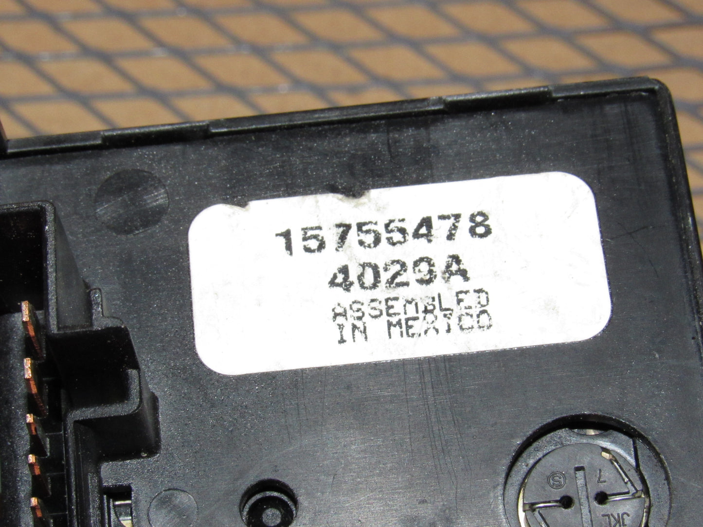 00 01 02 03 04 05 Chevrolet Astro OEM Headlight & Dash Light illumination Dimmer Switch