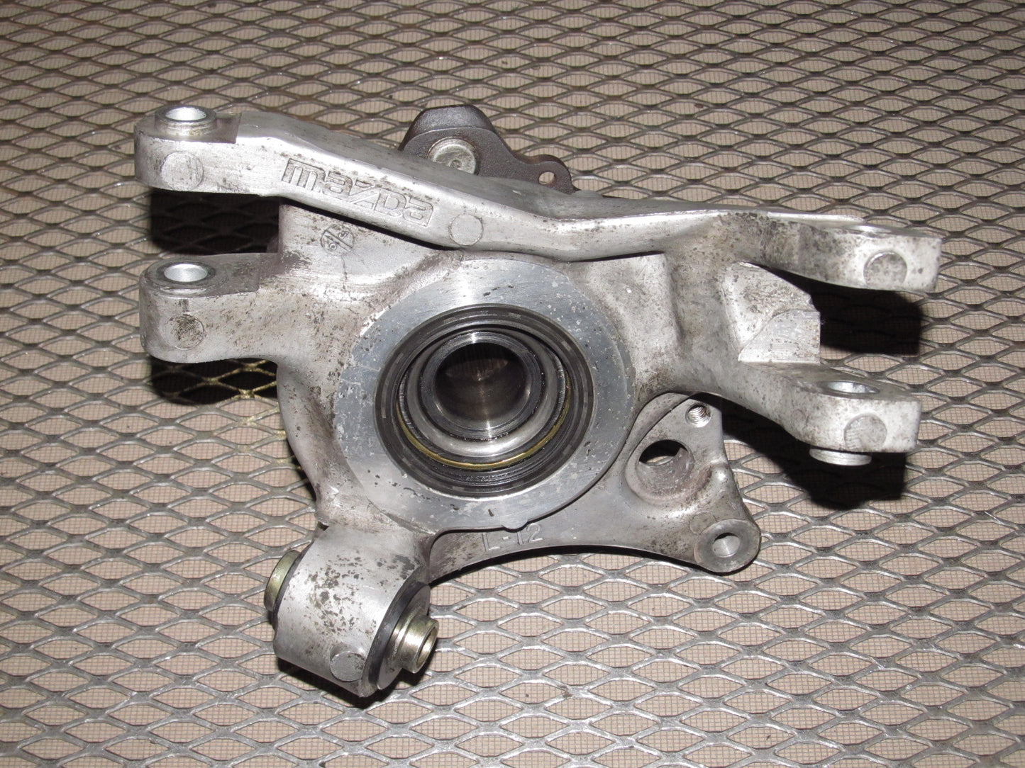 89 90 91 Mazda RX7 OEM Rear Wheel Spindle Knuckle & Hub - Left