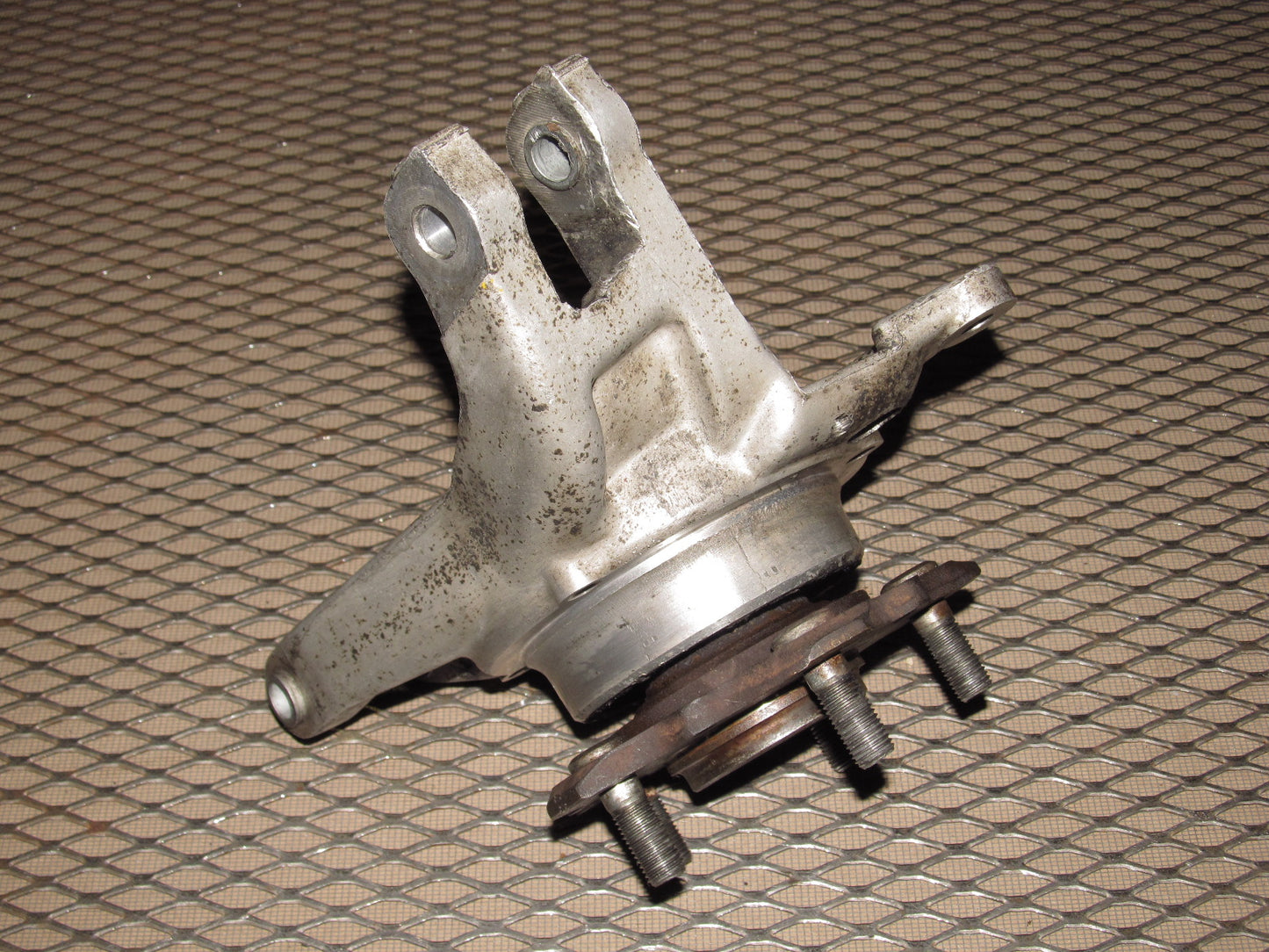 89 90 91 Mazda RX7 OEM Rear Wheel Spindle Knuckle & Hub - Right