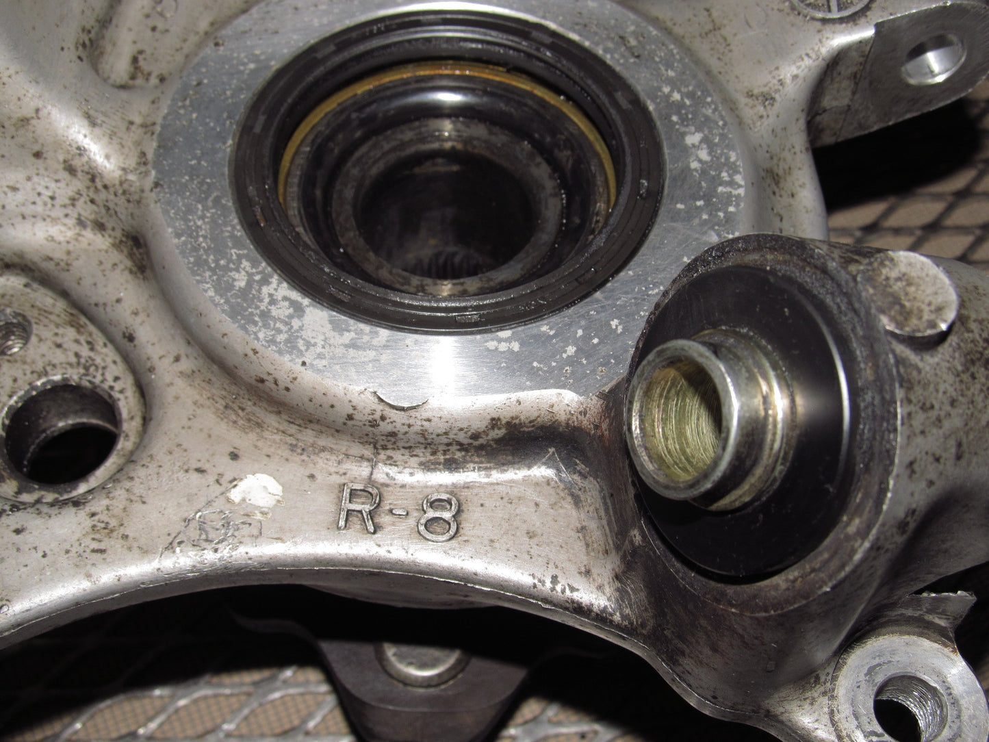 89 90 91 Mazda RX7 OEM Rear Wheel Spindle Knuckle & Hub - Right