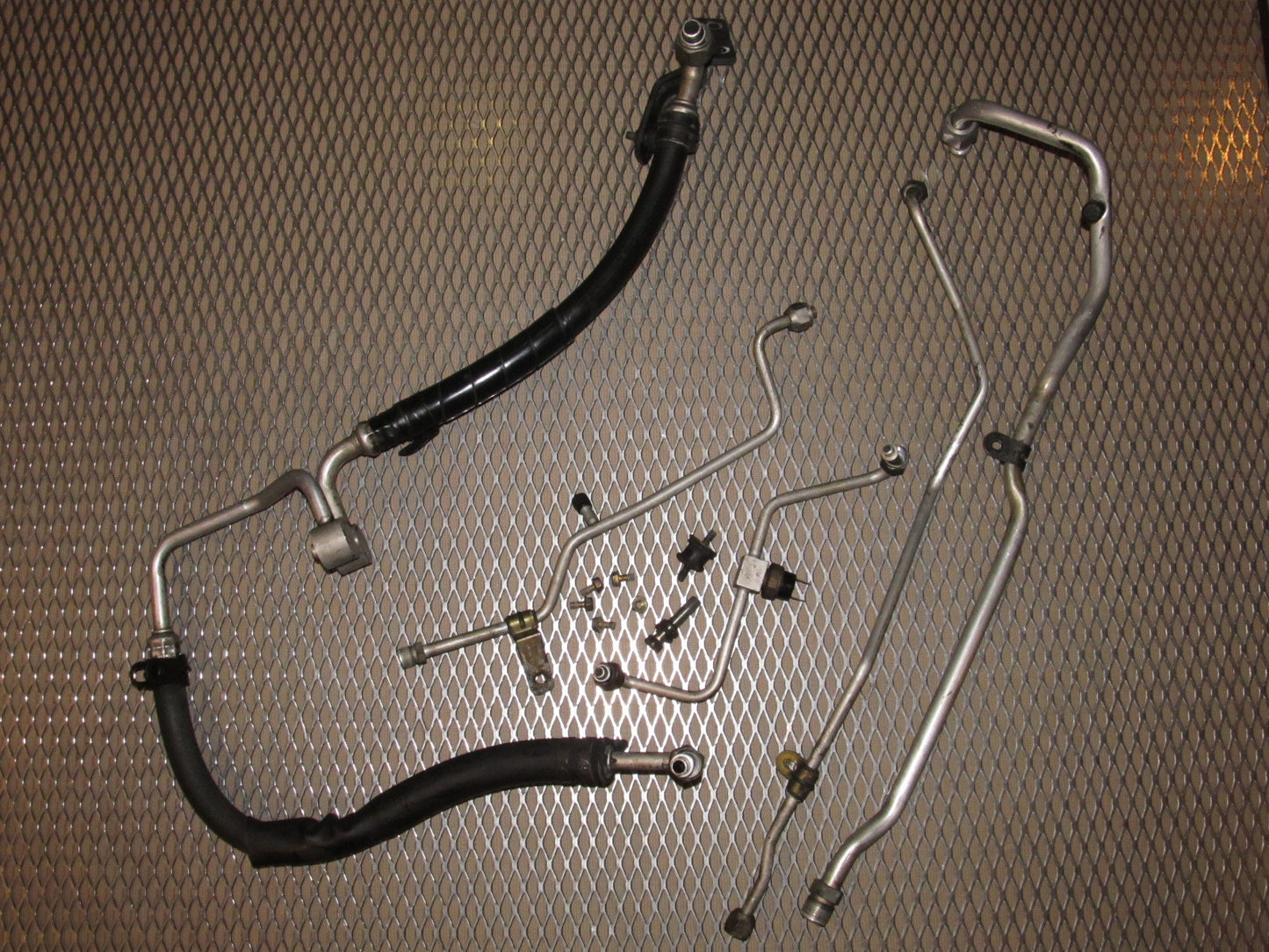86 87 88 Mazda RX7 OEM A/C Hose Fitting Set