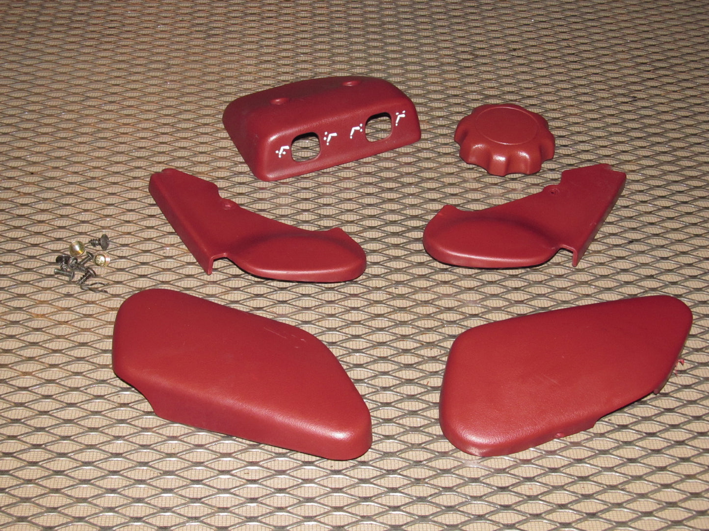 90-96 Nissan 300zx OEM Power Seat Trim Cover & Knob