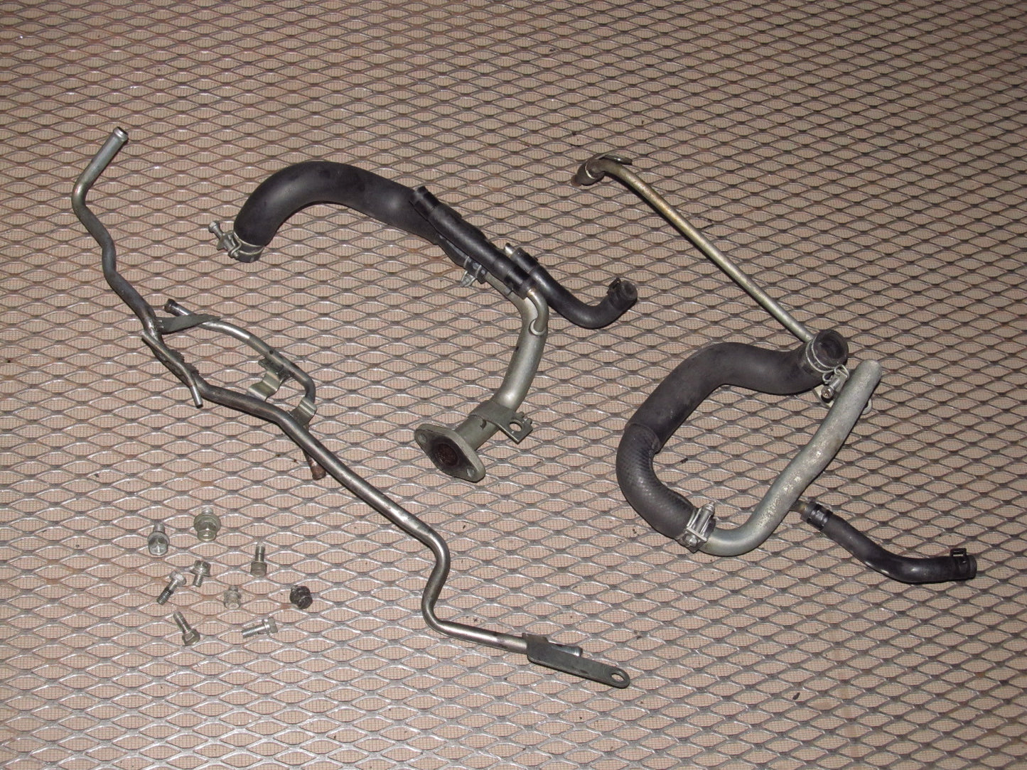 90-96 Nissan 300zx OEM Engine Throttle Body Coolant Line - Twin