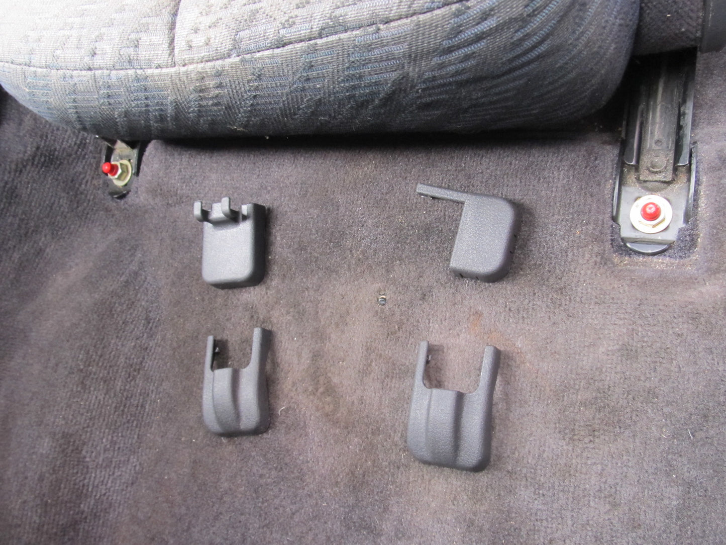 94 95 96 97 Mitsubishi 3000GT OEM Front Seat Track Trim Cap Cover - Left
