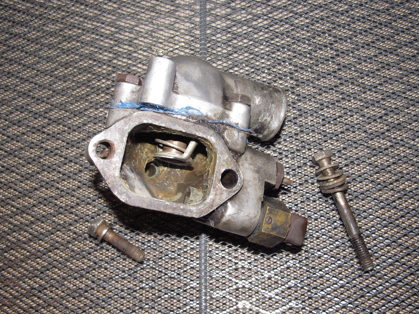 79 80 Datsun 280zx OEM Radiator Thermostats Housing & Water Neck