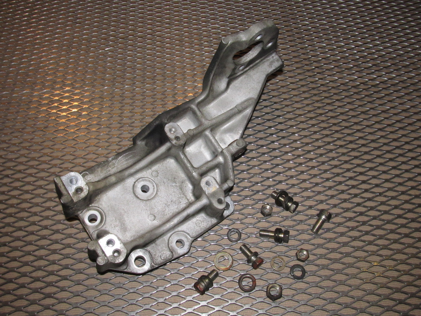 86 87 88 Mazda RX7 OEM Power Steering Pump & A/C Compressor Bracket