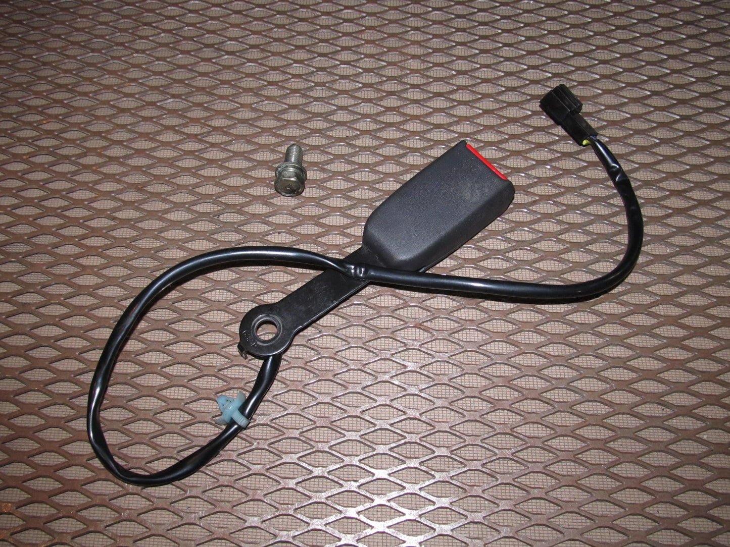 94 95 96 97 Mitsubishi 3000GT OEM Front Seat Belt Buckle Receiver - Left