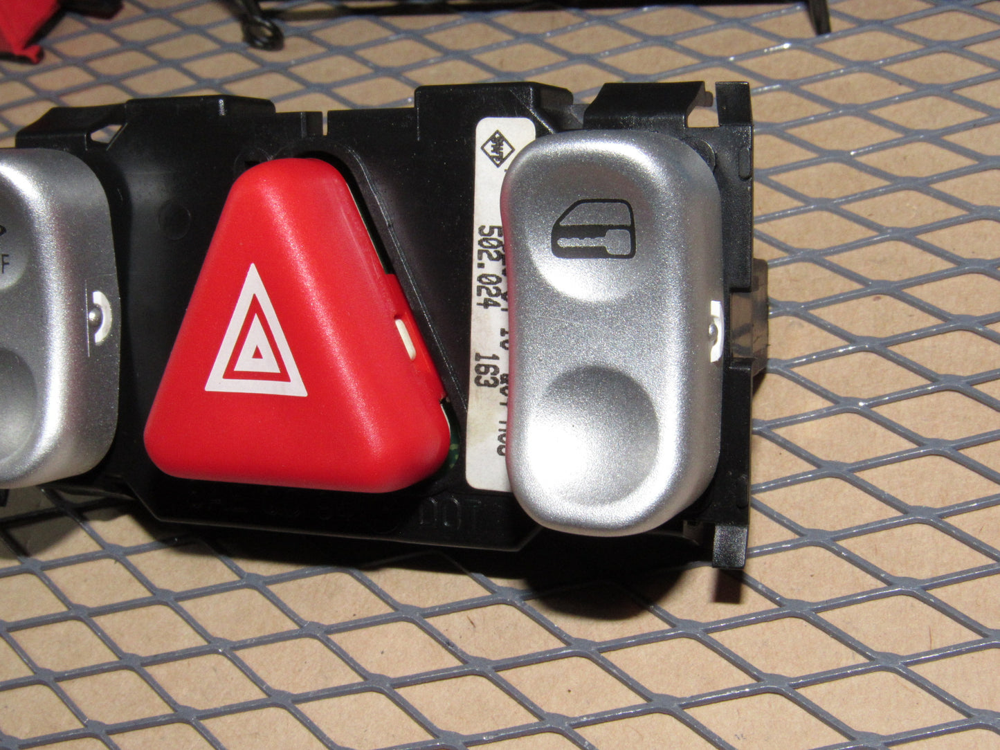 04 05 06 07 08 Chrysler Crossfire OEM Dash Hazard Traction & Door Lock Switch