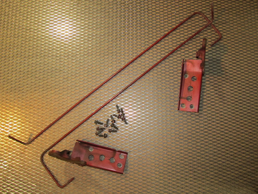 79 80 Datsun 280zx OEM Hood Hinges & Tension Rod - Set