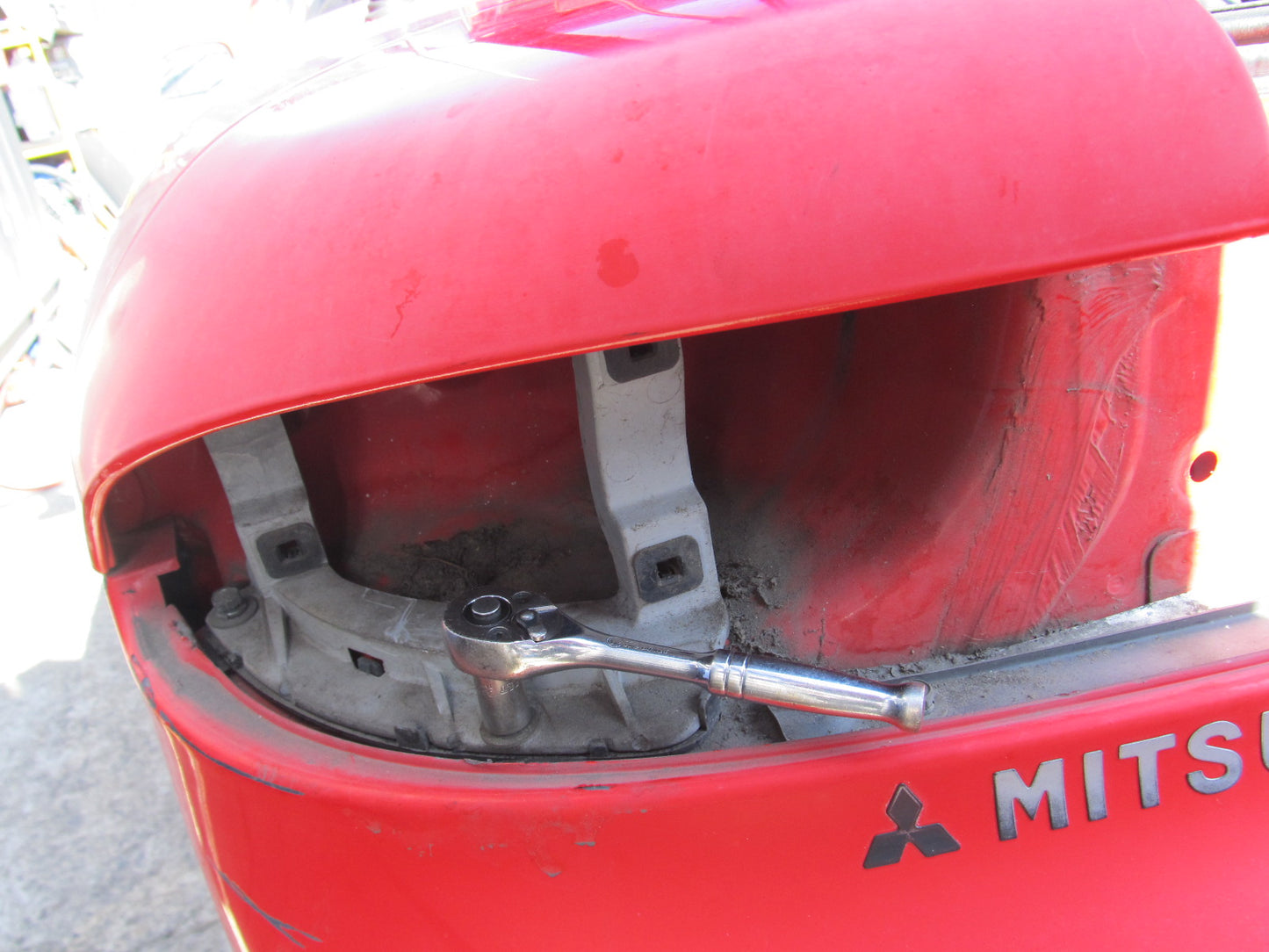 94 95 96 97 Mitsubishi 3000GT OEM Tail Light Cover Corner Panel - Left