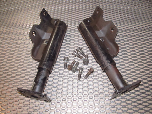 79 80 Datsun 280zx OEM Front Bumper Reinforcement Bracket - Set