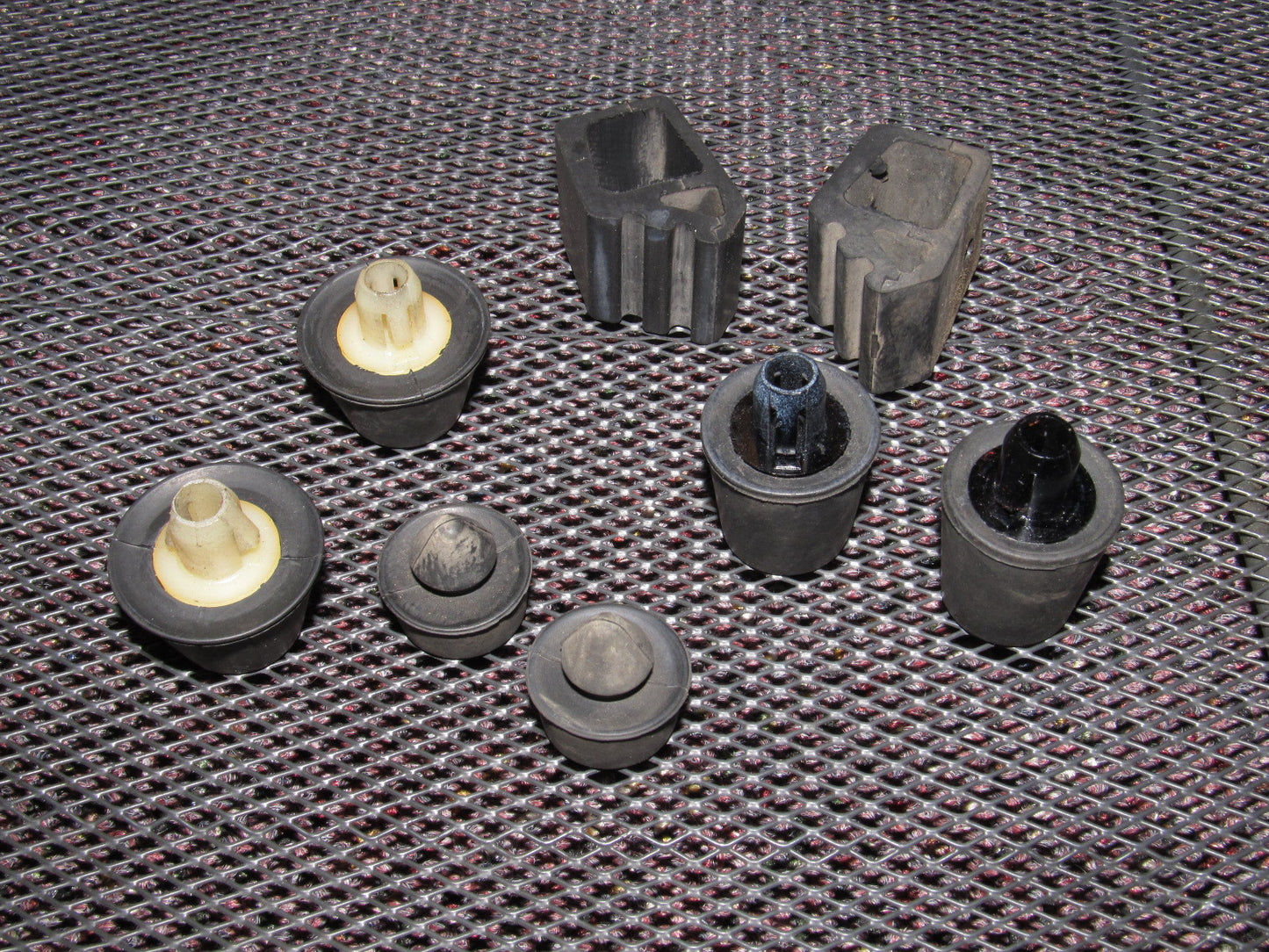 86 87 88 Mazda RX7 OEM Hood Rubber Stopper Set