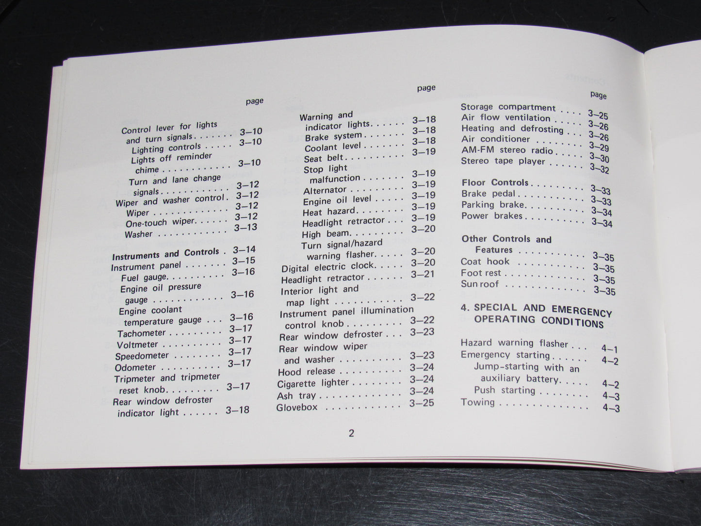 Mazda RX7 (1981) Owners Manual